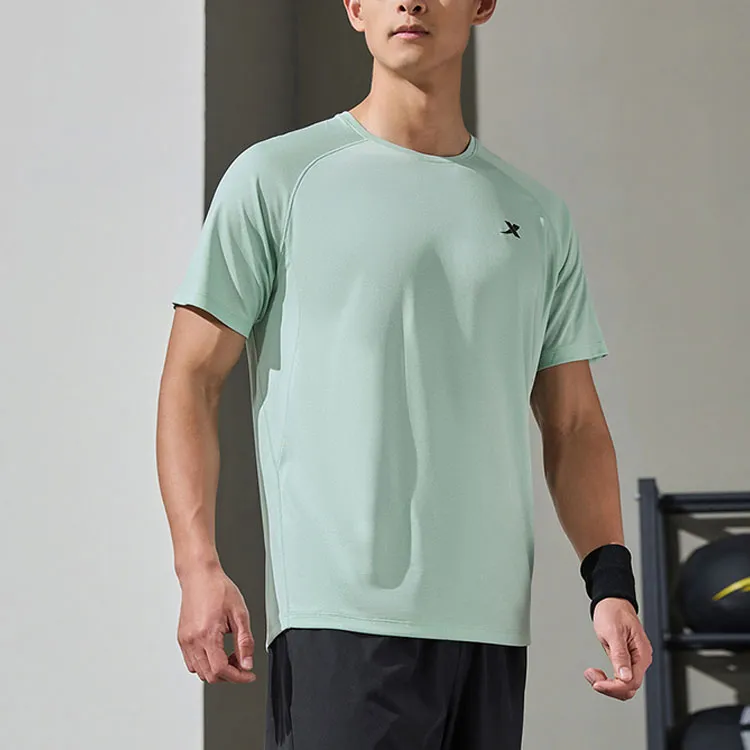 XTEP Comprehensive Training Short Sleeved T Shirt Men's Awake Green-2