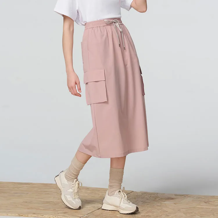 OUTDOOR PRODUCTS Casual Long Skirt Women's Light Coral Pink-2