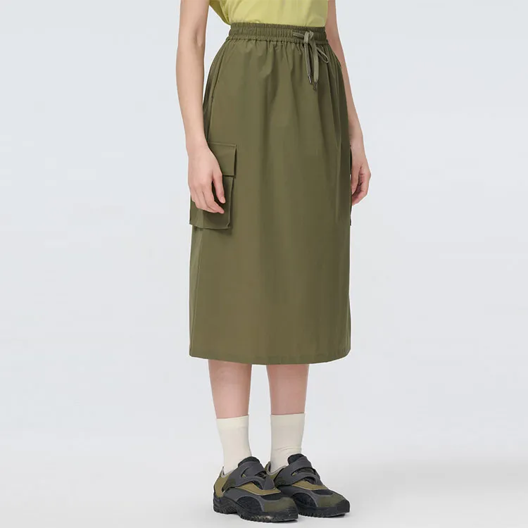 OUTDOOR PRODUCTS Casual Long Skirt Women's Army Green-2