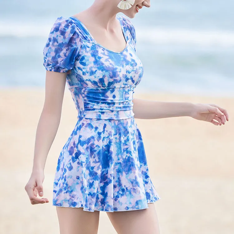 ZOKE Swim Dresses & Skirts Women's Orchid Pink White-2