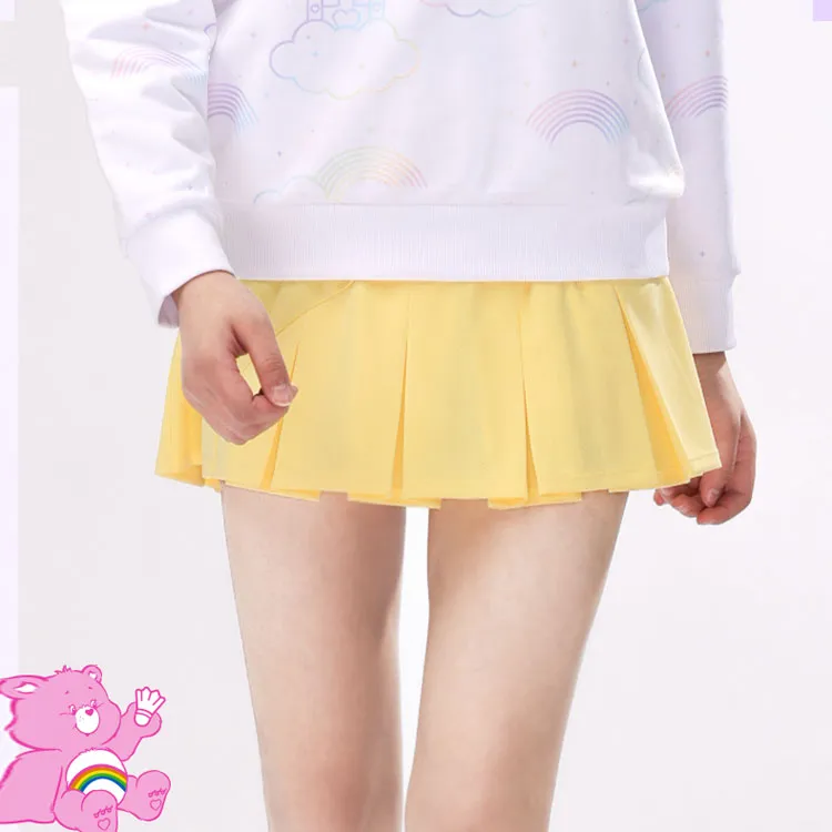 VICTOR x CARE BEARS Casual Short Skirts Women's Canna Yellow-1