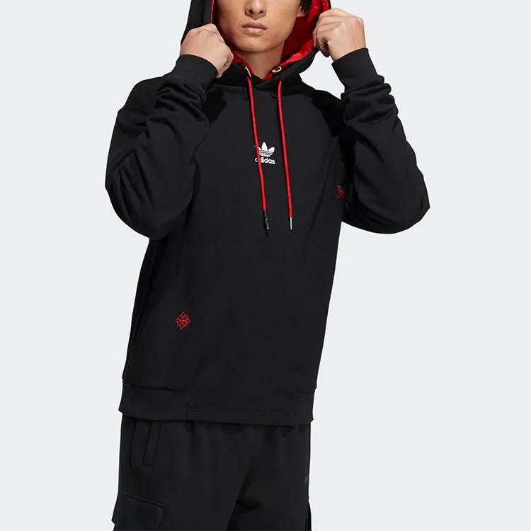 Adidas Originals CNY Hoodie Sweatshirts Unisex Black-3