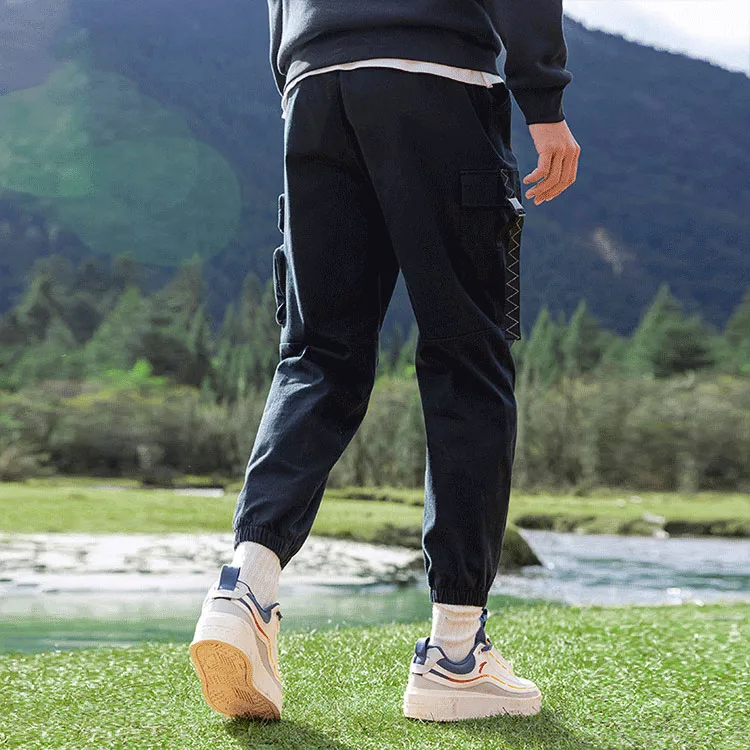 Anta Bastard Casual Pants Men's Black-3