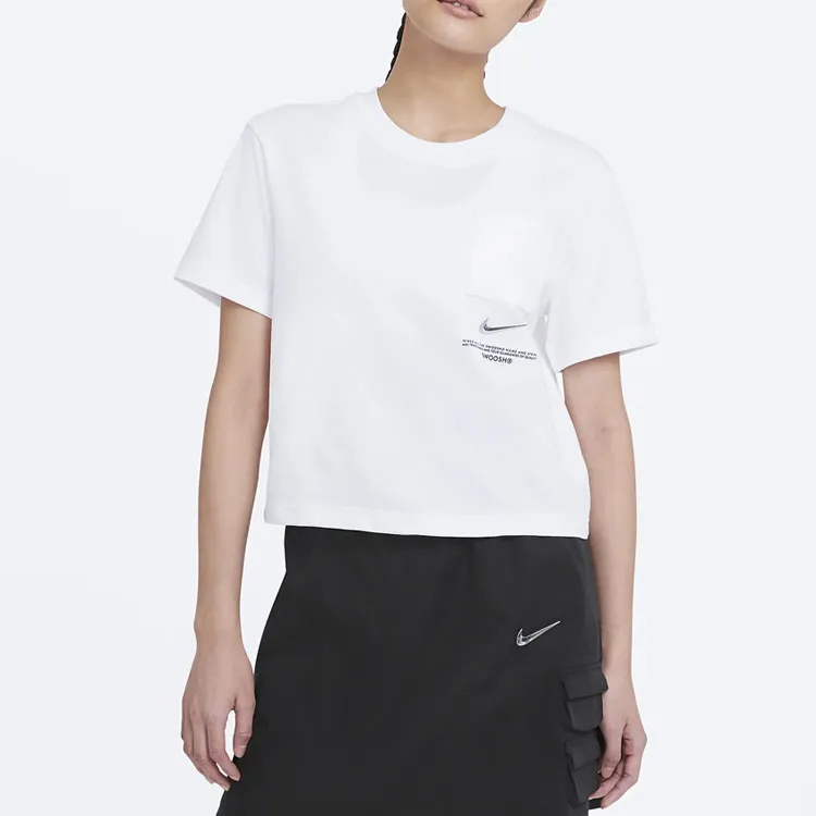 Nike Crop Tops Women's White-3