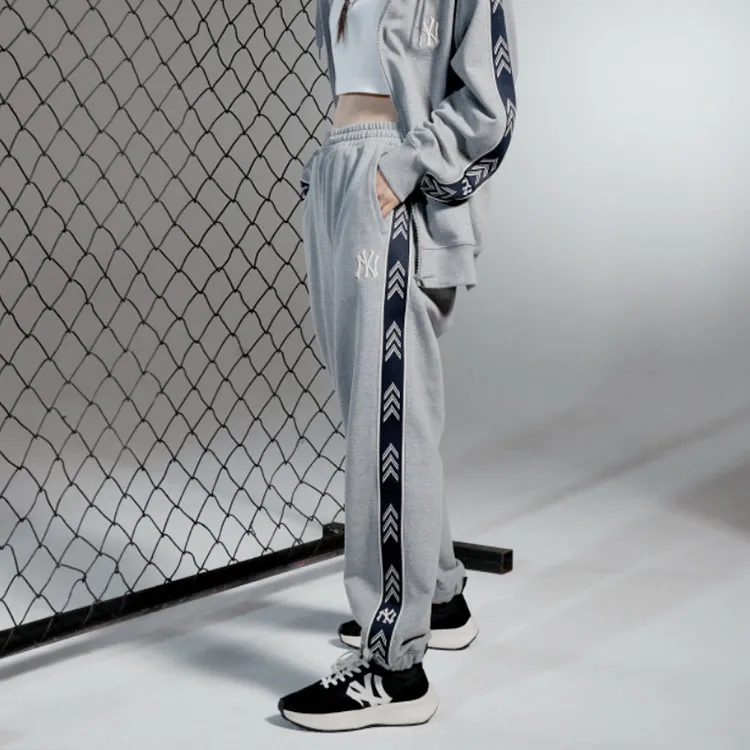 MLB Knitted Sweatpants Unisex Gray-3