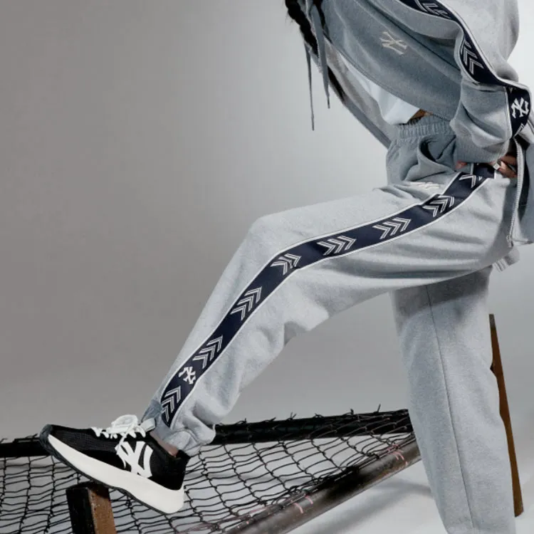 MLB Knitted Sweatpants Unisex Gray-4