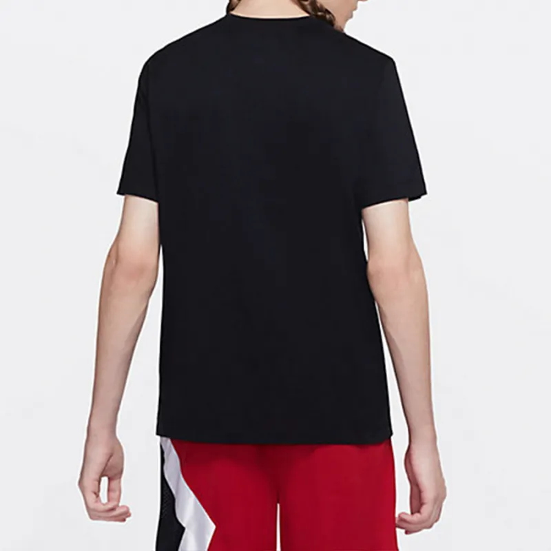 Jordan Set-in Sleeve T-Shirt Men's Black-3