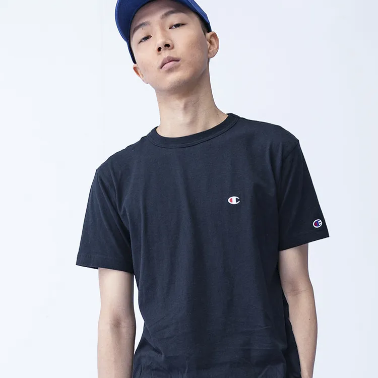 Champion T Shirt Unisex Navy Blue Japan Version-2