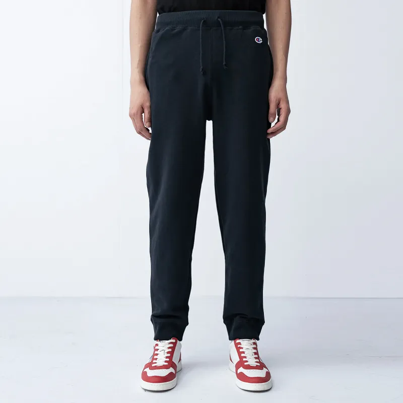 Champion Knitted Sweatpants Unisex Navy Blue-2