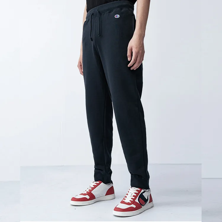 Champion Knitted Sweatpants Unisex Navy Blue-3
