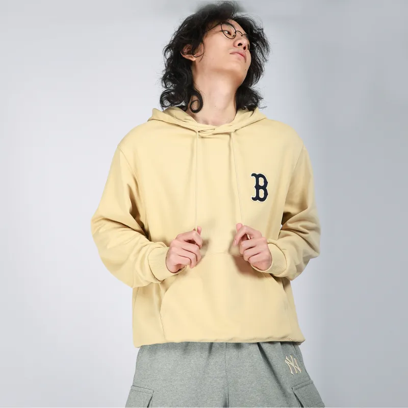 MLB Old Flower Sweatshirts Unisex Beige Yellow-2