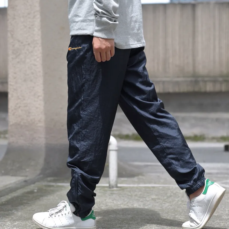Champion Knitted Sweatpants Unisex Navy Blue-4