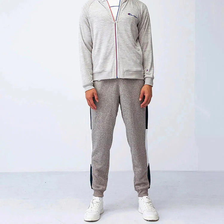 Champion Knitted Sweatpants Men Oxford Gray-3