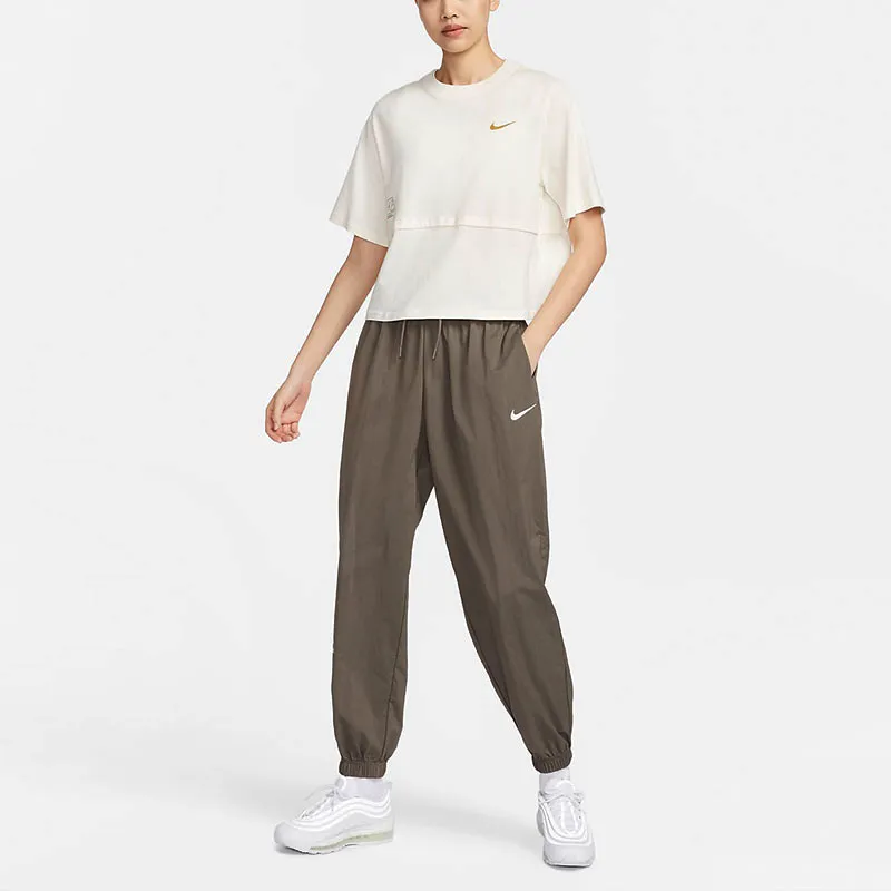 Nike Knitted Sweatpants Women's Dune White-3