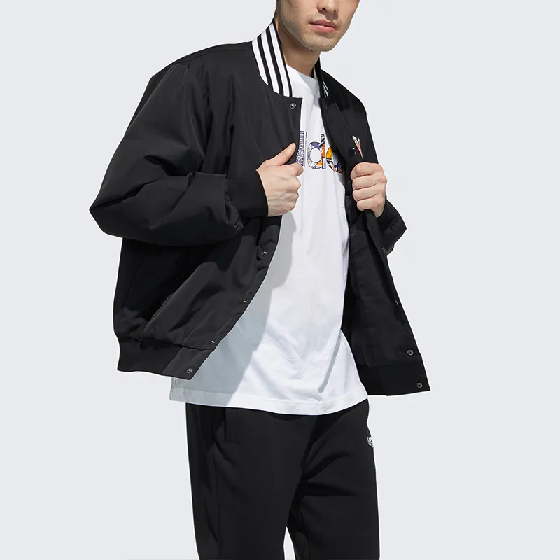 Adidas Neo Puffer Jacket Winter Men's Black-4