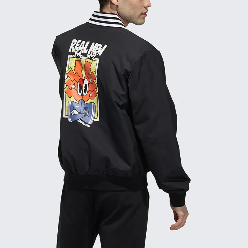 Adidas Neo Puffer Jacket Winter Men's Black-3