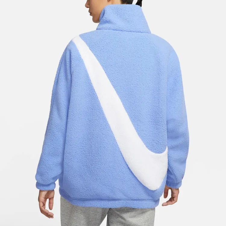 Nike Velvet Jackets Women's Blue-5