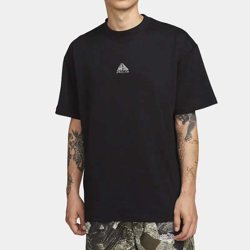 Nike T Shirts Men Black-3