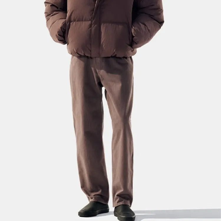 UNIQLO FW23 U Series Jeans Unisex Umber-4