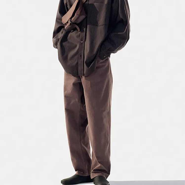 UNIQLO FW23 U Series Jeans Unisex Umber-3
