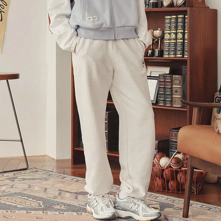 New Balance Sports Long Pants Knitted Sweatpants Women's White-3