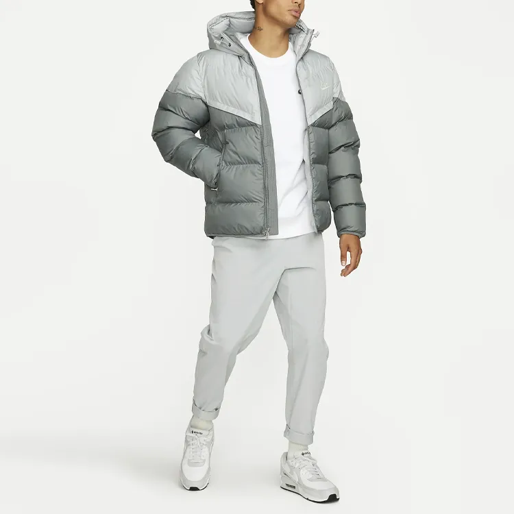 Nike Down Jackets Men Gray-2