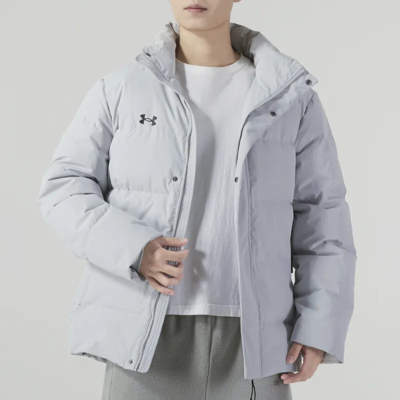 Under Armour Down Jacket Unisex Light Gray-4