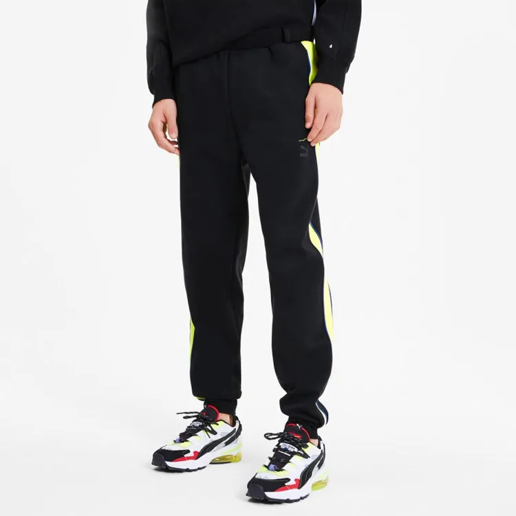 PUMA Knitted Sports Pants Men's Black-2