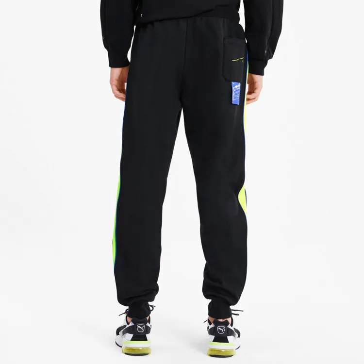 PUMA Knitted Sports Pants Men's Black-3