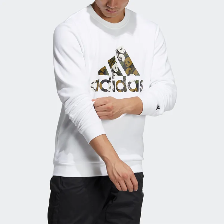 Adidas Sweatshirts Men White-3