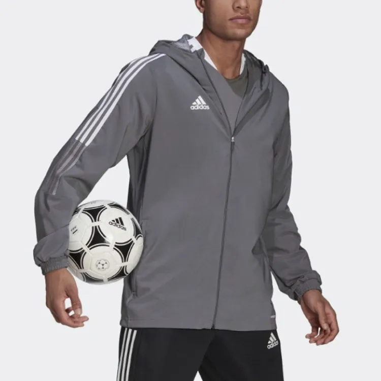 Adidas Tiro 21 Jacket Men's Gray-3
