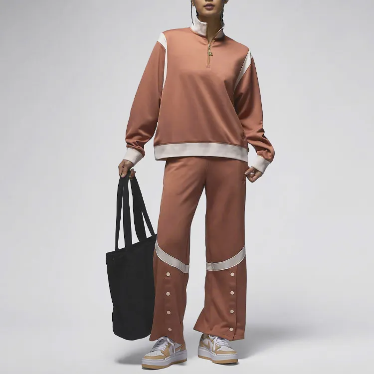 Jordan Sweatshirt Women's Orange-2