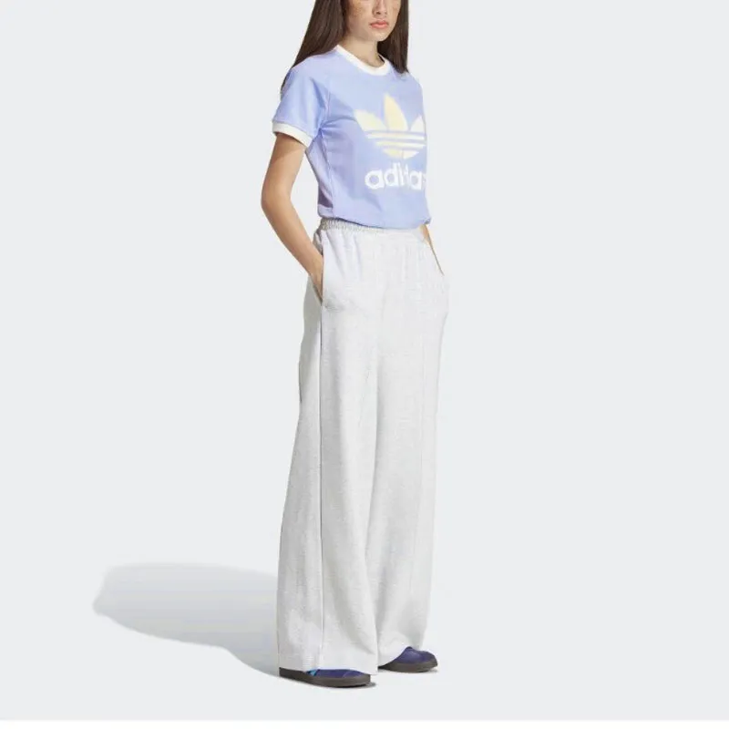 Adidas Originals Set in Sleeve T Shirt Women's Light Purple-2