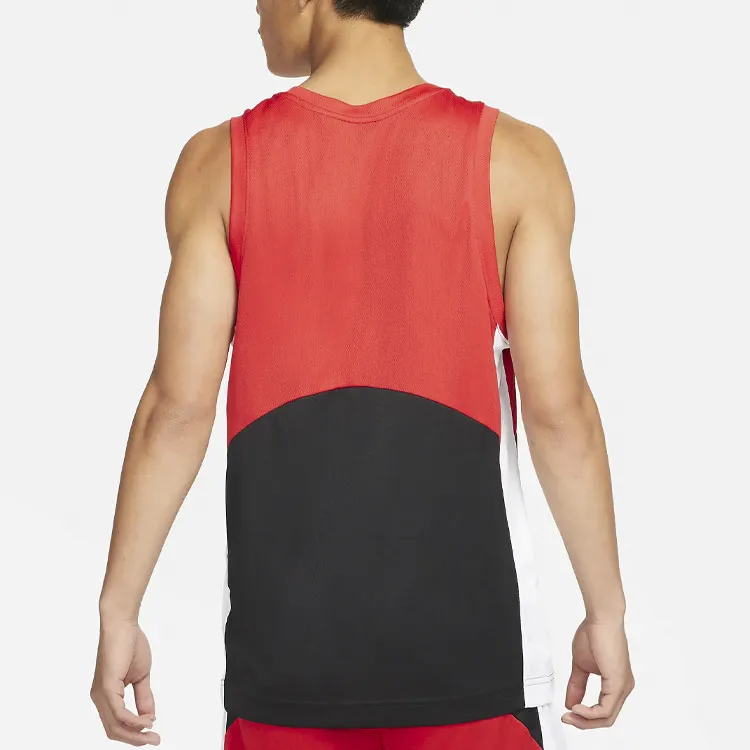 Nike Basketball Jerseys Men's Red Black-4
