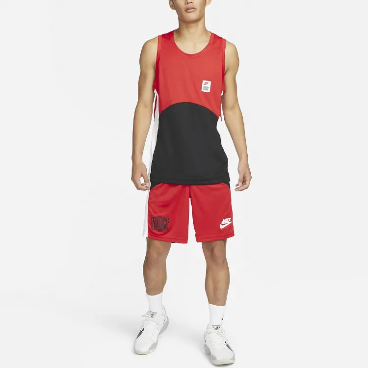 Nike Basketball Jerseys Men's Red Black-2