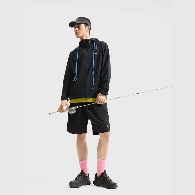 LiNing Smoothie Sun Protection Clothing Men's Black-3