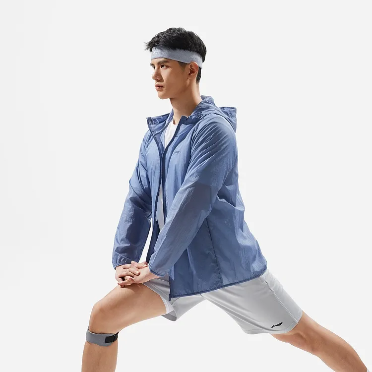 LiNing Sun Protection Clothing Men's Dusty Blue-2