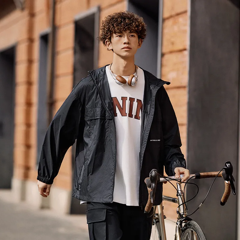 LiNing Sports Life Collection Sun Protection Clothing Men's Black-2