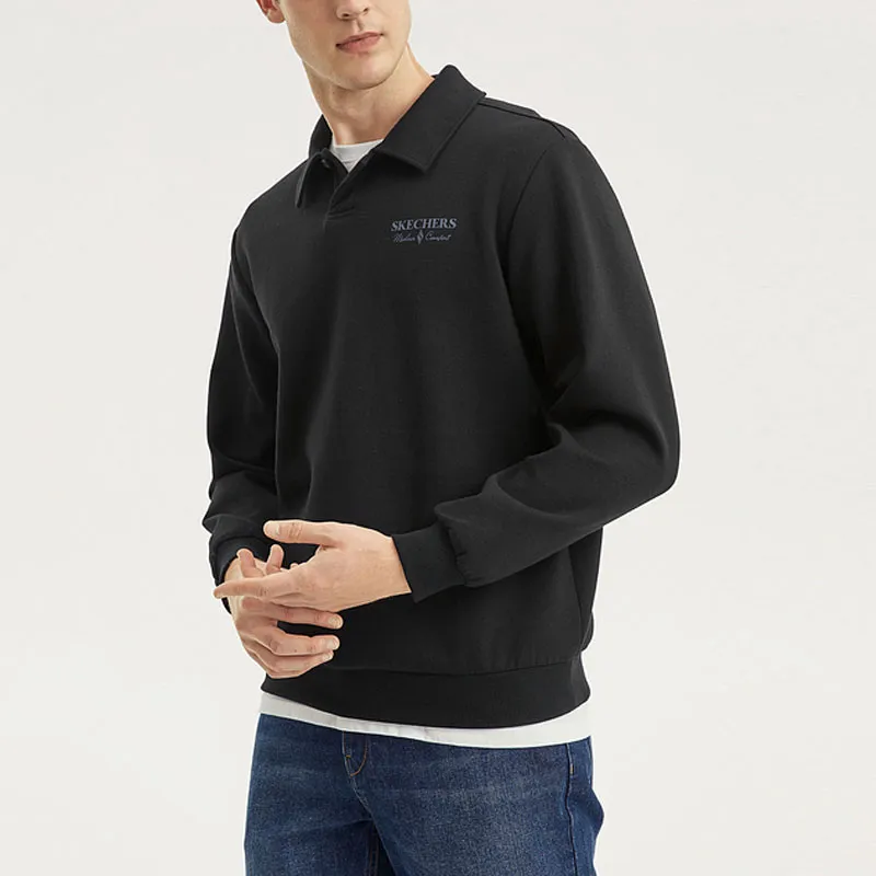 Skechers Diamond Series Sweatshirt Men's Carbon Black-2