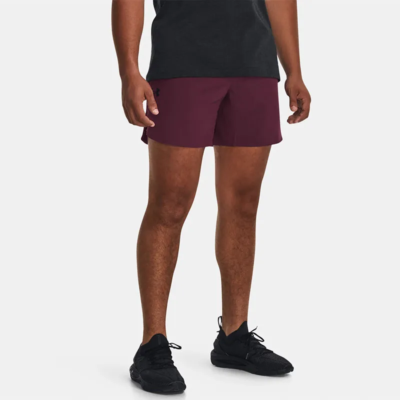 Under Armour Sports Shorts Men Dark Umber Red-2