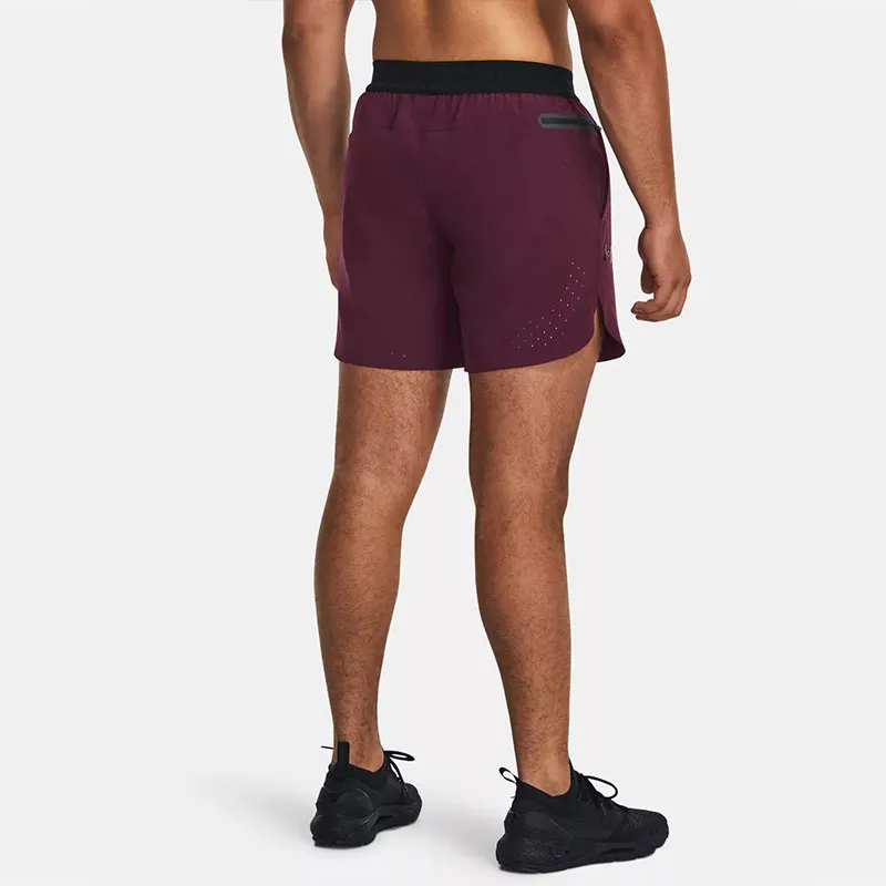 Under Armour Sports Shorts Men Dark Umber Red-3