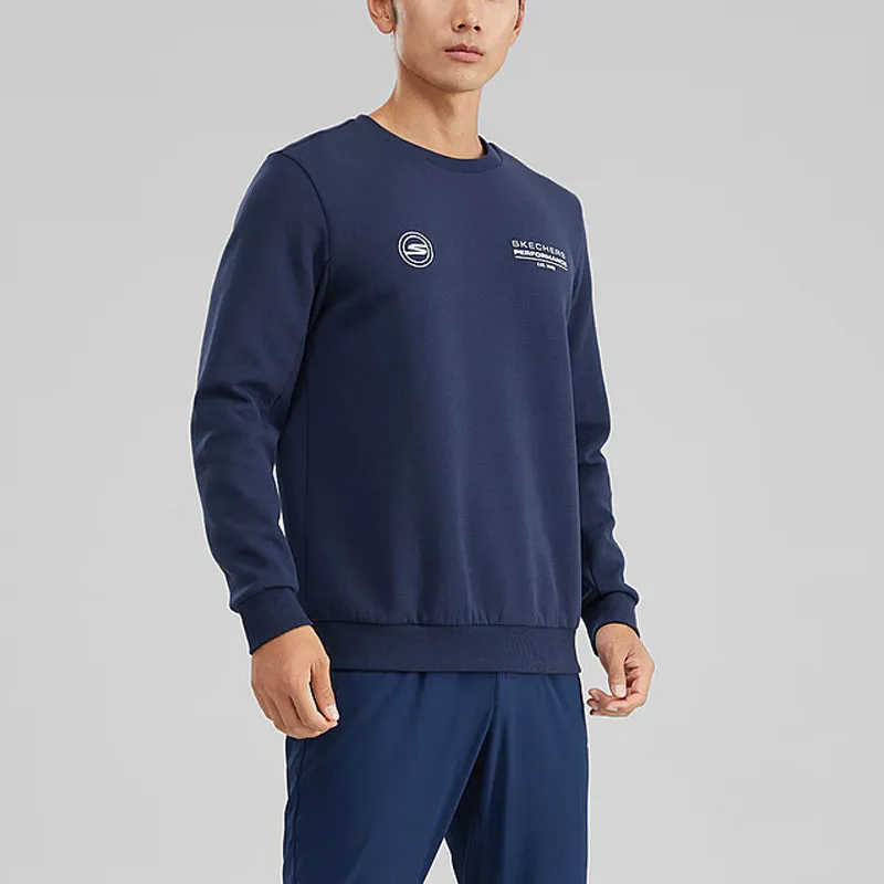 Skechers Sweatshirts Men Marine Collegiate Blue/02MZ-3