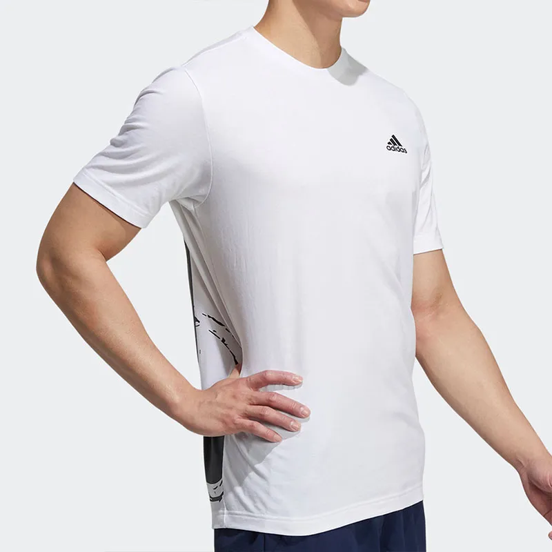 Adidas T Shirts Unisex White-3