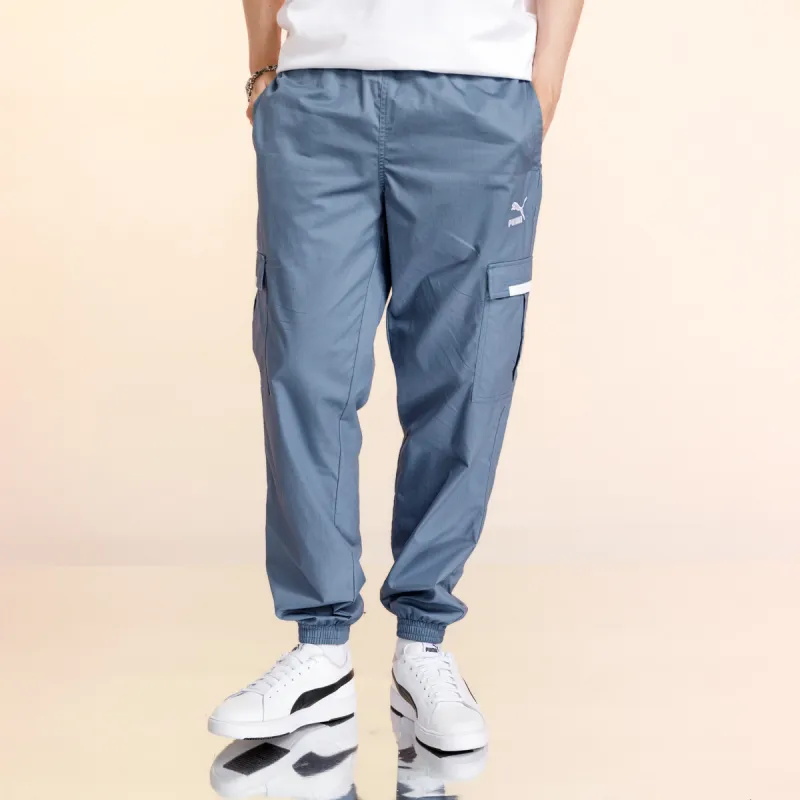 PUMA Knitted Sweatpants Unisex China Blue-2