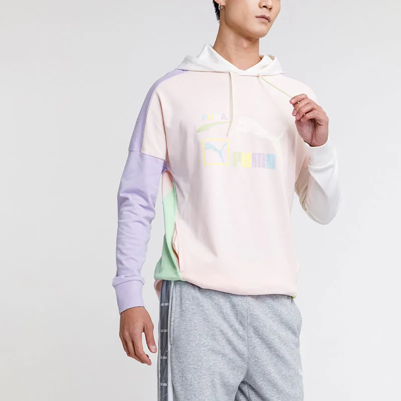 PUMA Sweatshirts Men Pink White-2