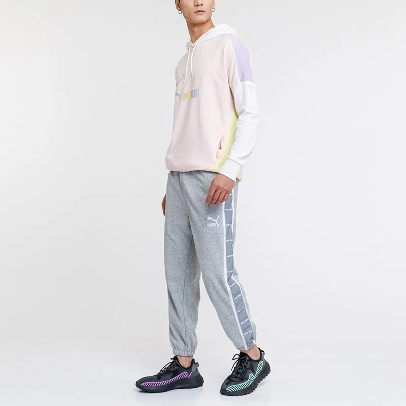 PUMA Sweatshirts Men Pink White-4