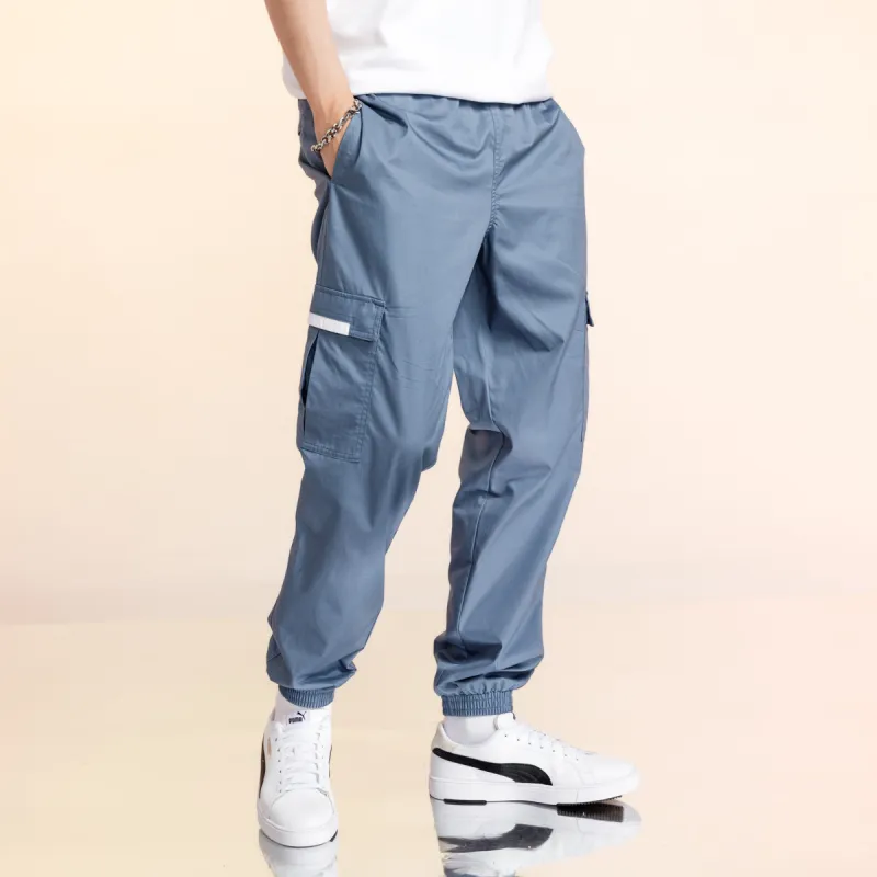 PUMA Knitted Sweatpants Unisex China Blue-4