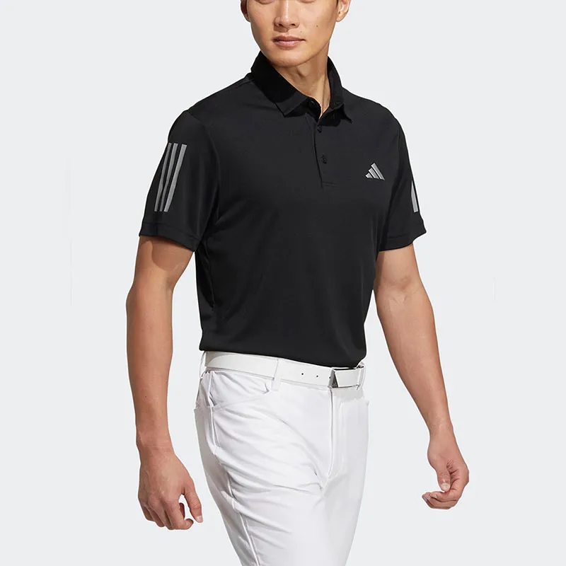 Adidas Polo Shirts Men Black-2