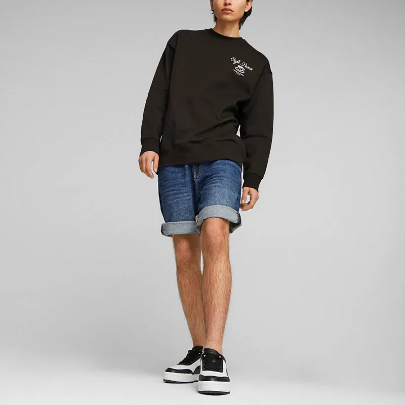 PUMA Manchester City Sweatshirts Men Black-2