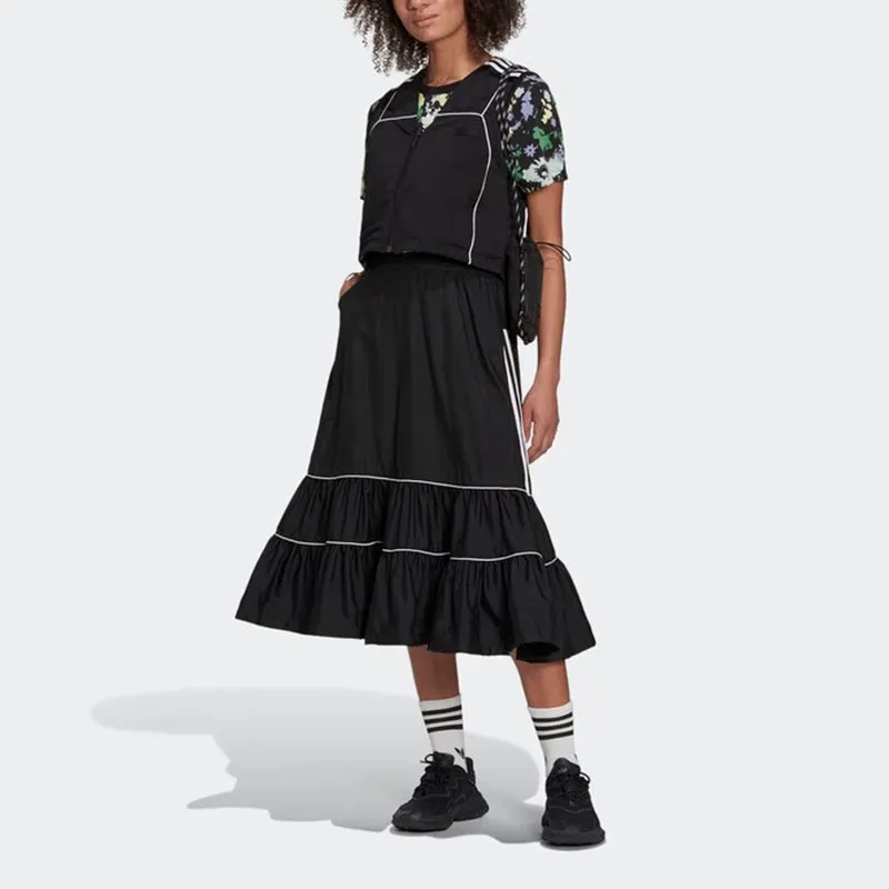 adidas originals Women's Lifestyle Utility Skirt Black-3